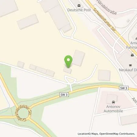 Standortübersicht der Tankstelle BayWa Tankstelle Gochsheim in 97469 Gochsheim