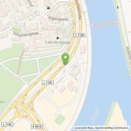 Standortübersicht der Tankstelle Shell Stuttgart Neckartalstr. 300 in 70376 Stuttgart