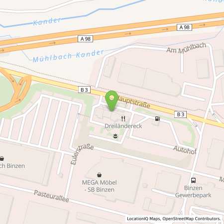 Standortübersicht der Benzin-Super-Diesel Tankstelle: Shell Binzen An Der B 3 3 in 79589, Binzen