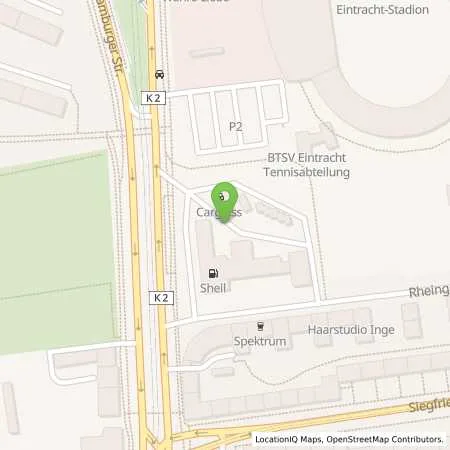 Standortübersicht der Tankstelle Shell Braunschweig Hamburger Str. 211 in 38112 Braunschweig