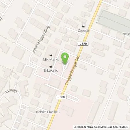 Standortübersicht der Tankstelle Kristin Wille in 26133 Oldenburg