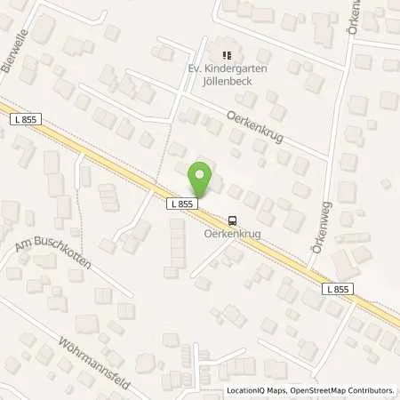 Standortübersicht der Tankstelle Elan Bielefeld in 33739 Bielefeld