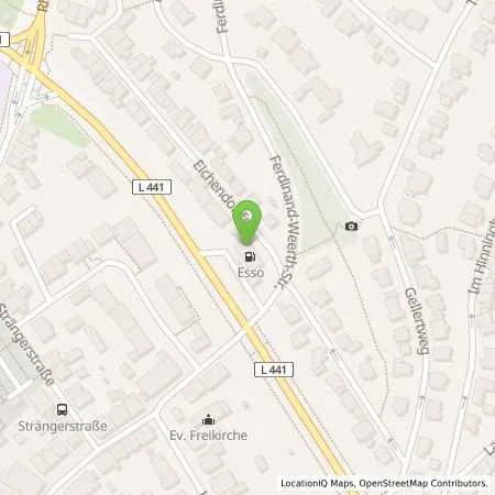 Standortübersicht der Tankstelle Esso Tankstelle in 45219 ESSEN