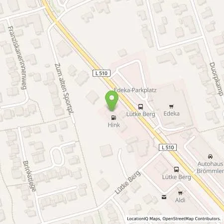 Standortübersicht der Tankstelle Hink&Hölkemann GmbH&Co.KG in 48341 Altenberge