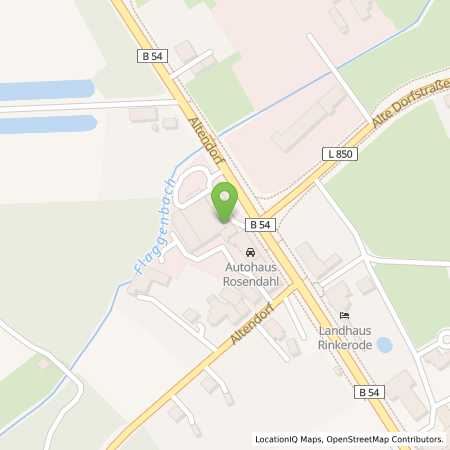 Standortübersicht der Benzin-Super-Diesel Tankstelle: Tankstelle Rosendahl in 48317, Drensteinfurt