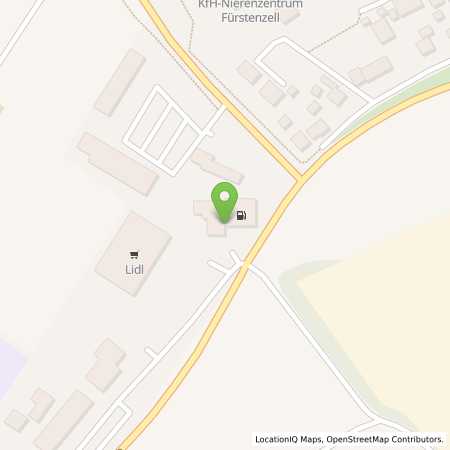 Standortübersicht der Benzin-Super-Diesel Tankstelle: Aral Tankstelle in 94081, Fürstenzell