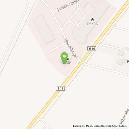 Standortübersicht der Tankstelle DONAUWOERTH in 86609 Donauwoerth