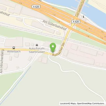 Standortübersicht der Tankstelle TotalEnergies Saarbruecken in 66117 Saarbruecken