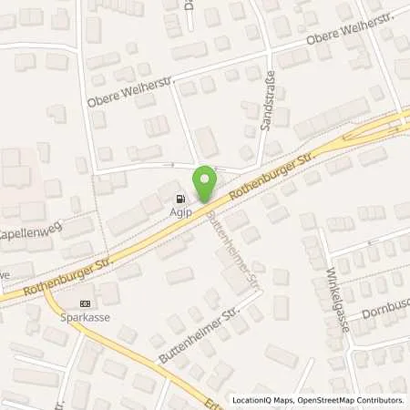 Standortübersicht der Tankstelle OBERASBACH - ROTHENBURGER STRASSE 3 in 90522 Oberasbach