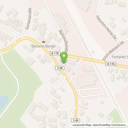 Standortübersicht der Tankstelle TotalEnergies Bad Lausick in 04651 Bad Lausick