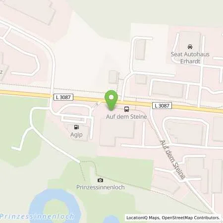 Standortübersicht der Tankstelle ILMENAU - BUECHELOHER STR./B 87 in 98693 Ilmenau