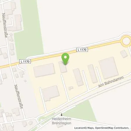 Standortübersicht der Tankstelle BayWa Tankstelle Niederstotzingen in 89168 Niederstotzingen