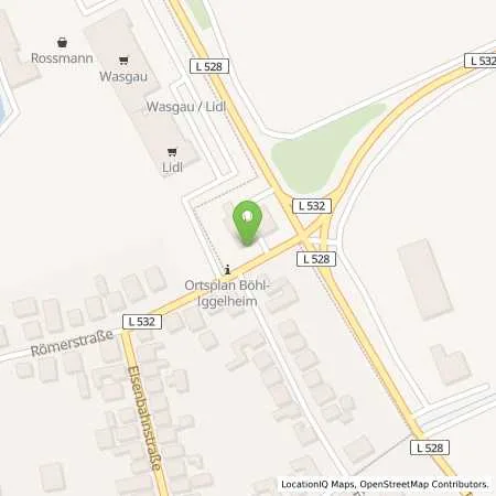 Standortübersicht der Tankstelle Shell Boehl-Iggelheim Eisenbahnstr. 101 in 67459 Boehl (Iggelheim)