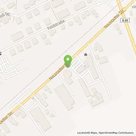 Standortübersicht der Tankstelle Aral Tankstelle in 96515 Sonneberg