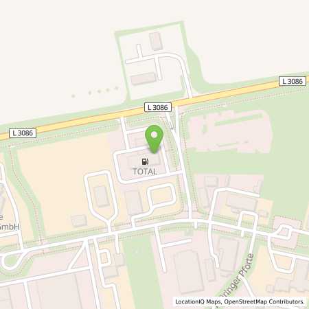 Standortübersicht der Benzin-Super-Diesel Tankstelle: TotalEnergies Heldrungen in 06577, AN DER SCHMUECKE