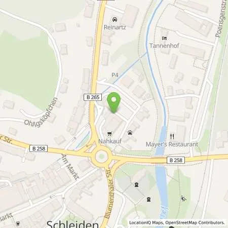 Standortübersicht der Tankstelle Shell Schleiden Gemuender Str. 2 in 53937 Schleiden