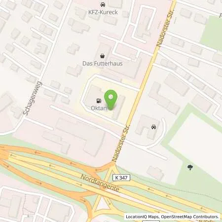 Standortübersicht der Tankstelle Sprint Oldenburg Nadorster Str. in 26125 Oldenburg