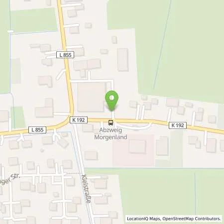 Standortübersicht der Tankstelle RWG Budjadingen-Seefeld in 26937 Stadland