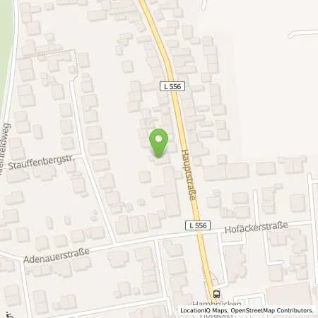 Standortübersicht der Tankstelle TK Hambrücken 8 in 76707 Hambruecken