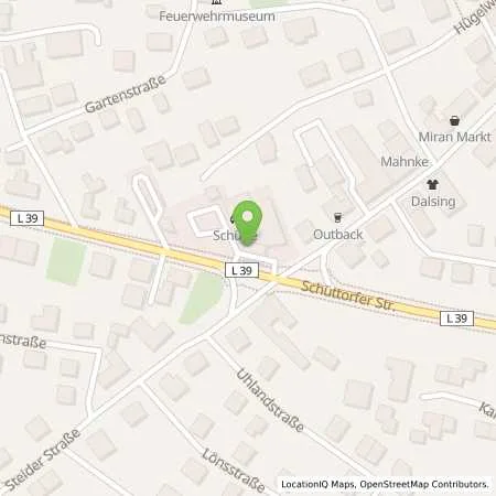 Standortübersicht der Tankstelle Bernhard Schütte in 48499 Salzbergen