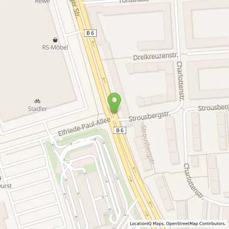 Standortübersicht der Tankstelle Hannover in 30449 Hannover