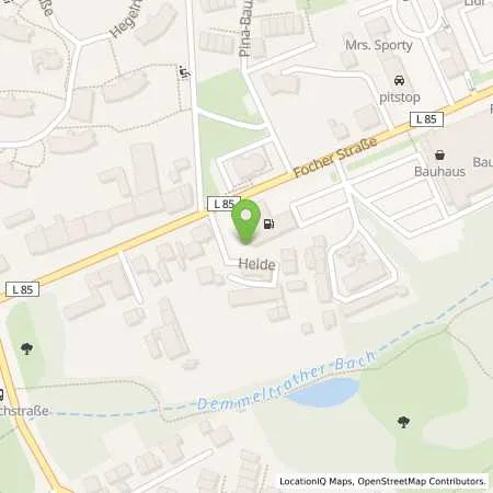 Standortübersicht der Tankstelle Shell Solingen Wald Focherstr. 65 in 42719 Solingen Wald