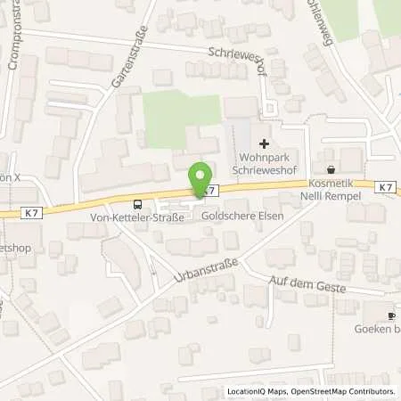 Standortübersicht der Tankstelle TotalEnergies Paderborn in 33106 Paderborn