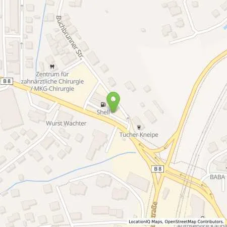 Standortübersicht der Tankstelle Shell Kitzingen Repperndorfer Str. 6 A in 97318 Kitzingen