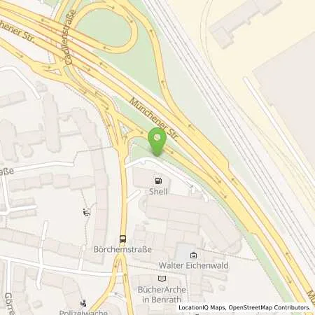 Standortübersicht der Tankstelle Shell Duesseldorf Caecilienstr. 30 in 40597 Duesseldorf