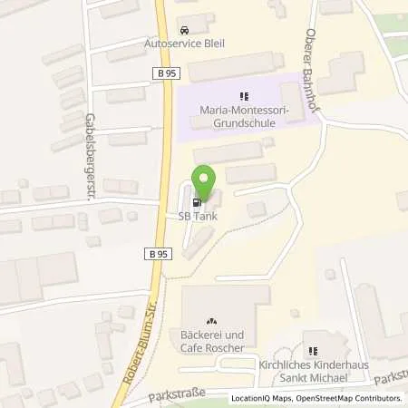 Standortübersicht der Tankstelle Sb Annaberg Robert-Blum-Straße 33 in 09456 Annaberg