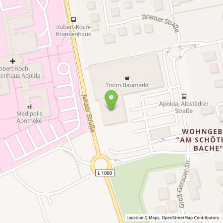 Standortübersicht der Benzin-Super-Diesel Tankstelle: Marktkaufstation Apolda in 99510, Apolda