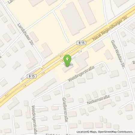 Standortübersicht der Tankstelle Esso Tankstelle in 84030 ERGOLDING