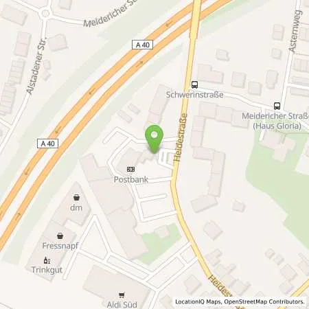 Standortübersicht der Tankstelle KHG Tankstelle Mülheim in 45476 Mülheim an der Ruhr