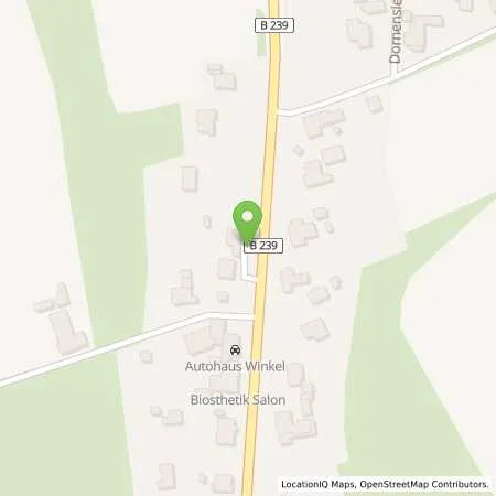 Standortübersicht der Tankstelle Automatentankstelle in 32609 Hüllhorst