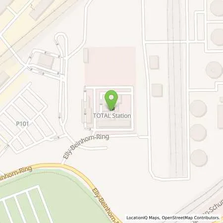 Standortübersicht der Tankstelle TotalEnergies Berlin-Schoenefeld in 12529 Berlin (Schoenefeld)