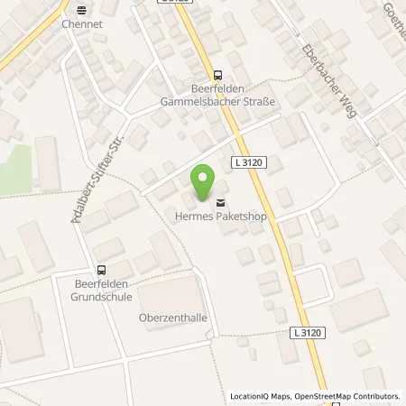 Standortübersicht der Tankstelle Zahradnik GmbH in 64743 Beerfelden