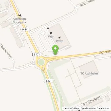 Standortübersicht der Tankstelle ASCHHEIM - EICHENDORFFSTR. 20 in 85609 Aschheim