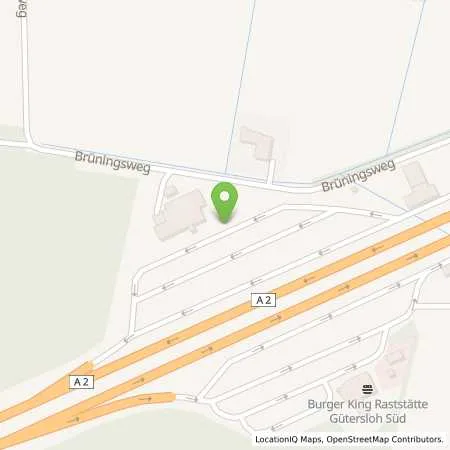 Standortübersicht der Tankstelle Aral Tankstelle, BAT GÜTERSLOH NORD in 33334 Gütersloh