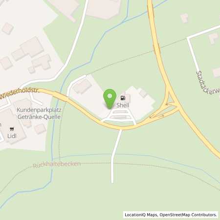 Standortübersicht der Benzin-Super-Diesel Tankstelle: Shell Schwalmstadt Wiederholdstr. 41 in 34613, Schwalmstadt
