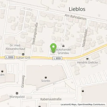 Standortübersicht der Tankstelle Shell Gruendau Leipziger Str. 18 in 63584 Gruendau