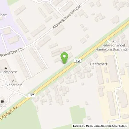 Standortübersicht der Tankstelle TotalEnergies Treuenbrietzen in 14929 Treuenbrietzen