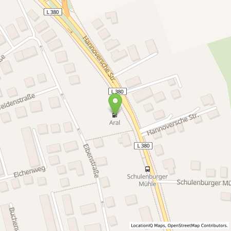 Standortübersicht der Benzin-Super-Diesel Tankstelle: Aral Tankstelle in 30855, Langenhagen