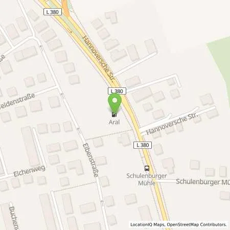Standortübersicht der Tankstelle Aral Tankstelle in 30855 Langenhagen