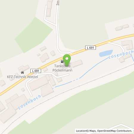 Standortübersicht der Benzin-Super-Diesel Tankstelle: Tankstelle Lösenbach in 58509, Lüdenscheid