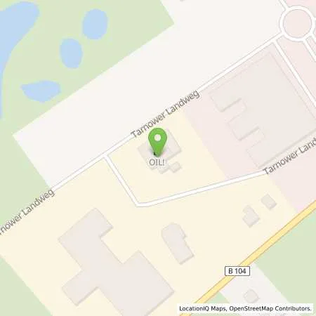Standortübersicht der Tankstelle OIL! Tankstelle Mühlengeez in 18276 Mühlengeez
