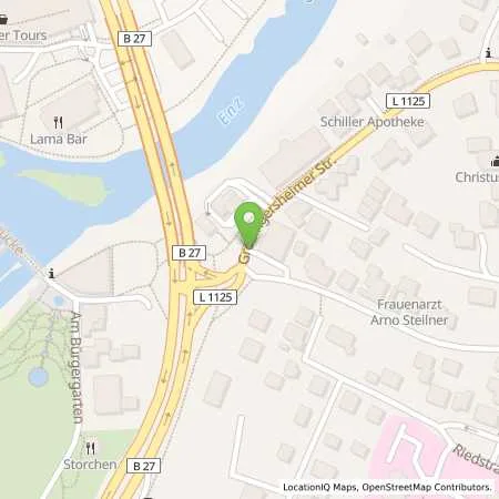 Standortübersicht der Tankstelle BIETIGHEIM-BISSINGEN - GROSSINGERSH in 74321 Bietigheim-Bissingen