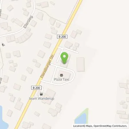 Standortübersicht der Tankstelle team Tankstelle Wanderup in 24997 Wanderup