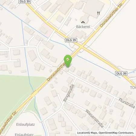 Standortübersicht der Tankstelle Wertingen Gottmannshofer Strasse 9 in 86637 Wertingen