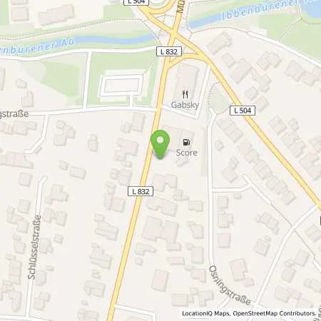 Standortübersicht der Tankstelle Ibbenbueren, Muensterstr. in 49477 Ibbenbueren