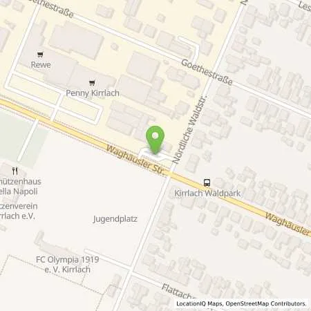 Standortübersicht der Tankstelle Shell Waghaeusel Waghaeuseler Str. 124 in 68753 Waghaeusel
